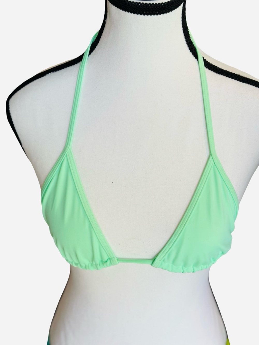 Victoria’s Secret Mint Triangle Bikini Top - XS, New (Never Worn)